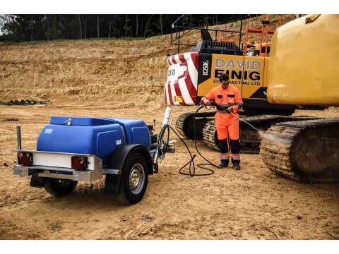 Wasserfass Anhänger 500 Liter – Mobiler Wassertank mit Fahrgestell