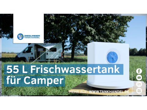 Frischwassertank Wohnmobil 55 Liter Caravan Camper