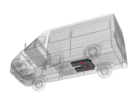 Wohnmobil Abwassertank Unterflur 67 Liter für Renault Master (ab Modell 2010)