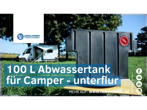 Abwassertank Wohnmobil Unterflur 100 Liter Wohnwagen...