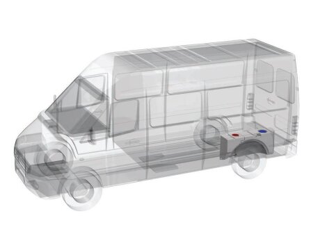 Wassertank Wohnmobil Radlauf 65 L Wohnwagen Caravan Camper für VW T6