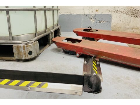 Boden Barriere - Modulare Auffangwanne mit befahrbarer Gummis