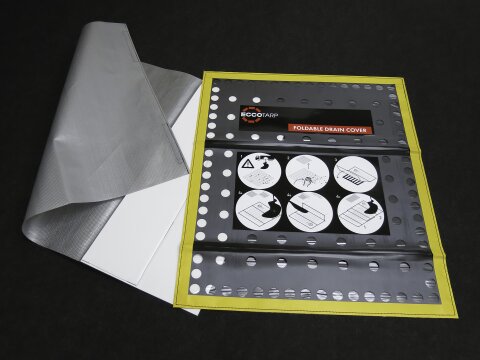 Kanalabdeckung faltbar FDC01 – mobile Gully- & Kanalabdichtung 750 x 630 mm