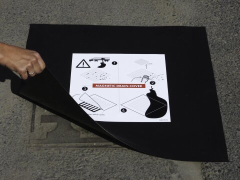 Kanalabdeckung Gully – Schnell-Kanalabdichtung 3er...