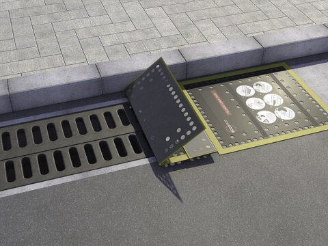 Kanalabdeckung Gully – Schnellabdichtung SET 3 Stk. MDC 02