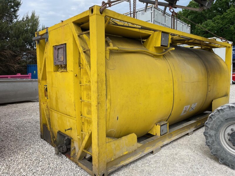 Tankcontainer 20ft 20.000l Edelstahl – gebraucht für Wasserlagerung