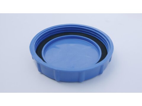 Deckel für Wohnmobil Abwassertank 140mm blau IG