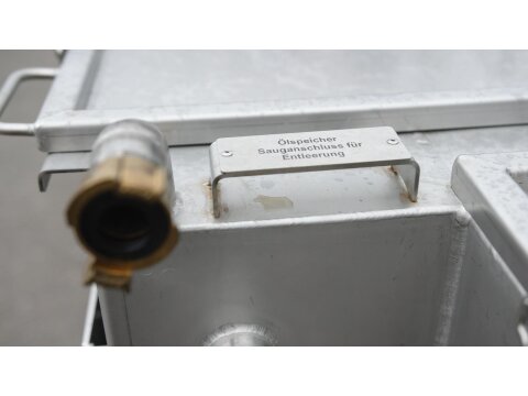 Mobiler Öl- & Koaleszenzabscheider aus Edelstahl – NS 10 / 2,5 m³ mit integriertem Schlammfang zur Miete