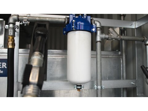 FuelTainer 6000 Liter – Mobile Benzintankstelle mit AwSV & IBC Zulassung – 15ft Containertankstelle für Diesel & HvO