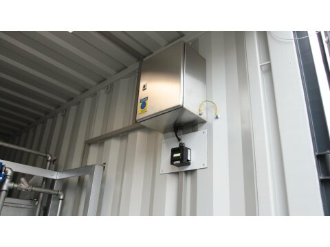 FuelTainer 6000 Liter – Mobile Benzintankstelle mit AwSV & IBC Zulassung – 15ft Containertankstelle für Diesel & HvO