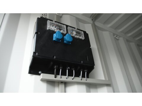 FuelTainer 3000 Liter Tankstellencontainer und Diesel Abfüllplatz – mobile Tankstelle – Baustellentank mit Dieselpumpe 70 l/min – AwSV