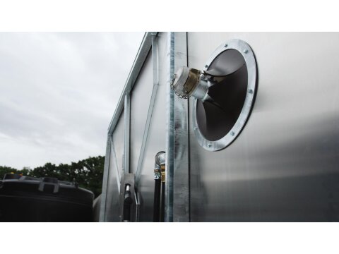 FuelTainer 3000 Liter Tankstellencontainer und Diesel Abfüllplatz – mobile Tankstelle – Baustellentank mit Dieselpumpe 70 l/min – AwSV