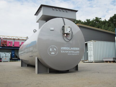 Stahltank doppelwandig oberirdisch 20.000 Liter