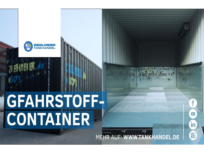 SafetyTainer XL 20′ – Gefahrstoffcontainer mit Isolierung
