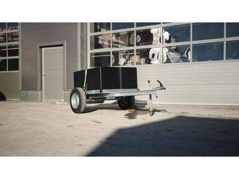 Weidefass Anhänger 650 l – Ungebremster Wassertankanhänger