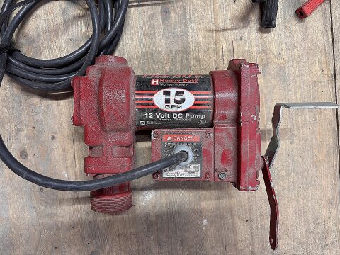 Tuthill Fillrite Benzinpumpe 12V gebraucht mit Klemmen...