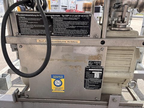 Elro GP20/10 Ex Schlauchpumpe – 400V ATEX für Flüssigkeiten & Gefahrstoffe