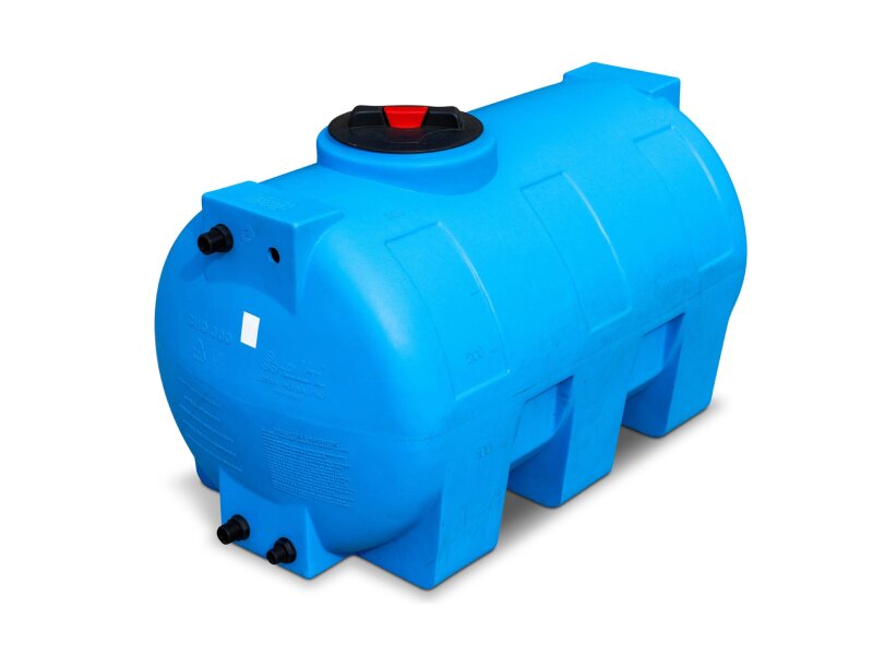 Wasserfass PE oberirdisch liegend – 300l bis 5000l