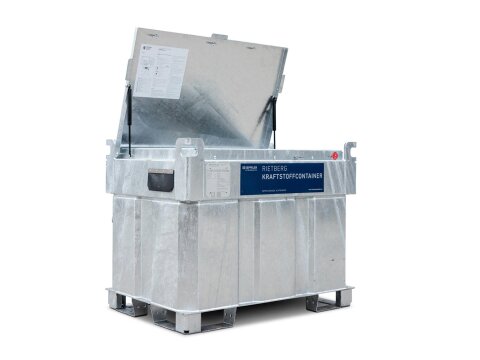 Mobile Tankstelle Diesel 450 l – 230 V Pumpe 45...