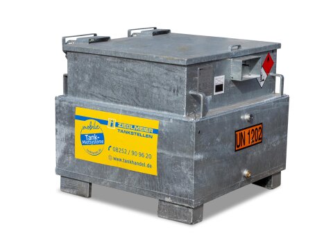Mobile Tankstelle Diesel 450 Liter verzinkt 230V