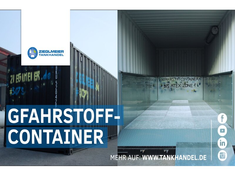 SafetyTainer XL 20′ – Gefahrstoffcontainer als großer Sicherheitscontainer