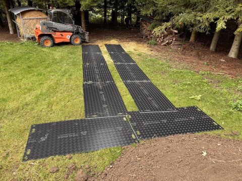 Überfahrplatten Kunststoff 20 t – Schwer belastbare Baustellen-Platten