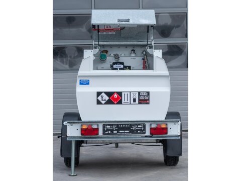 Mobile Tankstelle 1000 l – Tankanhänger,...