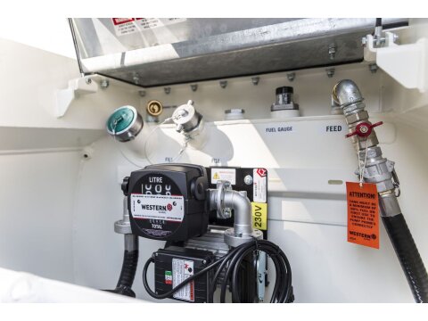 Mobile Tankstelle 1000 l – Tankanhänger, WHG-konform für Baustellen & Industrie