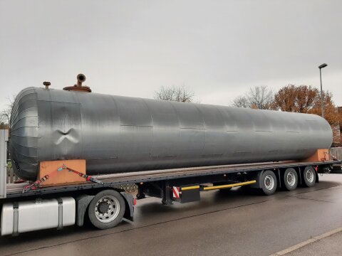 Dieseltank doppelwandig 40.000 Liter Isoliert - gebraucht -Stahltank AHL Tank