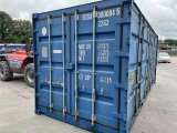 20ft Sidedoor Seecontainer neuwertig mit Regal