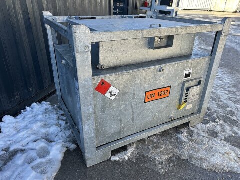 Mobile Tankstelle Diesel 950 l – verzinkter...