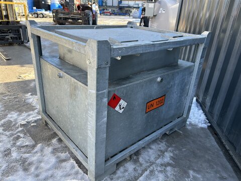 Mobile Tankstelle Diesel 950 l – verzinkter...