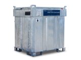 Mobile Tankstelle Diesel 950 l – verzinkter Stahltank, 230 V Pumpe 45 l/min, AwSV- & WHG-konform