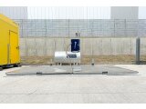 Diesel Abfüllplatz Betankungsplatz ECO Outdoor mit Spritzschutzwand