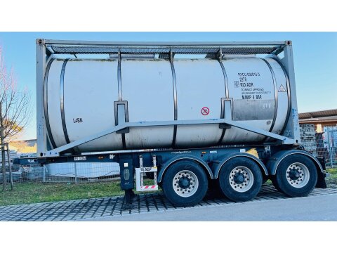 Tankcontainer 25.000 l Edelstahl isoliert – ideal für Trafoöle & Gefahrstoffe mieten