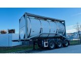 Tankcontainer 25.000 l Edelstahl isoliert – ideal für Trafoöle & Gefahrstoffe mieten
