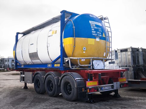 Tankcontainer 35.000l mieten V4A die mobile...