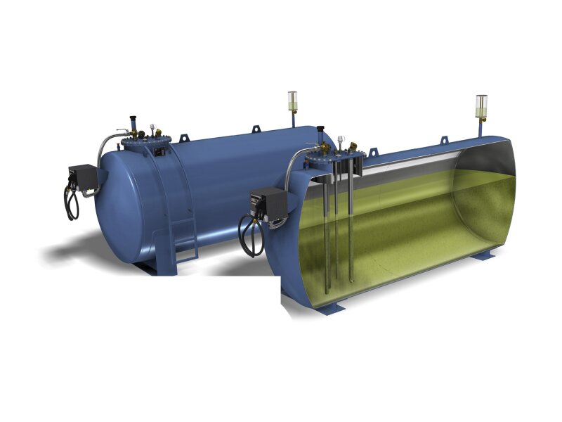 2.500 Liter PE Tank Wassertank Bewässerungstank Löschwassertank Beregnungstank Wasserpuffer Zisterne Erdtank