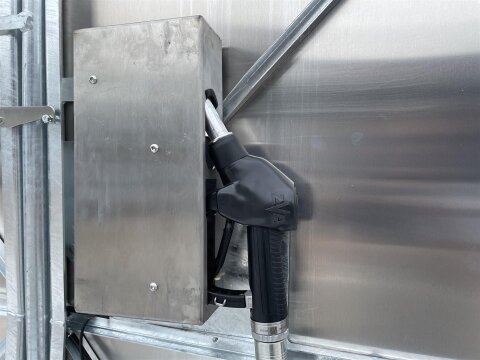 Zapfventilhalterung mit Ein/Aus-Schalter für...