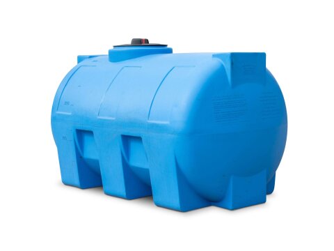 Wasserfass 500 Liter PE oberirdisch liegend