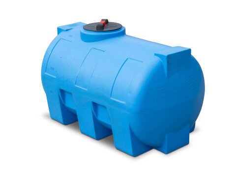 Wasserfass 750 Liter PE oberirdisch liegend