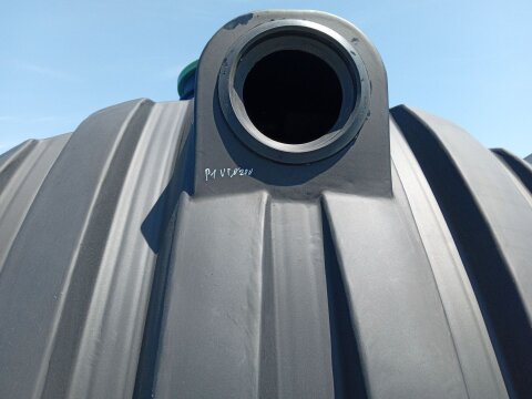 Wassertank Aquastay Anschluss mit Einlaufdichtung 160 mm