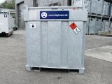 Mobile Tankstelle QUADRO-BLUE 1000-230 – 980 l Diesel + 170 l AdBlue®, doppelwandig, AWsV zugelassen