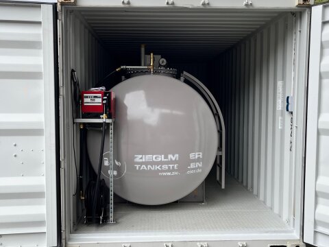 Tankstellencontainer 10.000 Liter Dieseltank mit...