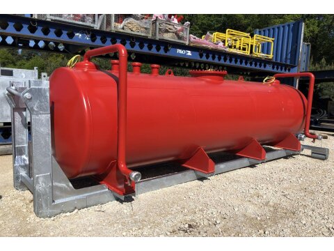 Tanklifter 11.000 Liter – Abrollbehälter Löschwasser für Feuerwehr aus S235JR-Stahl