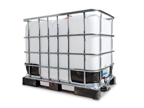 IBC Container 1.000 Liter – Gitterbox Wassertank...