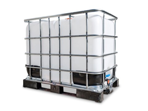 IBC Container 1.000 Liter Gitterbox Wassertank Garten