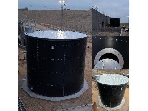 Sprinklertank Wassersilo – isolierter Löschwassertank