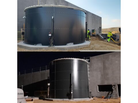 Sprinklertank Wassersilo – isolierter Löschwassertank