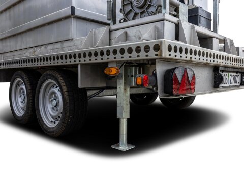 Mobiler Ölabscheider NG 10 mieten – auf Tandemanhänger mit Koaleszenzabscheide